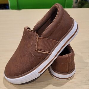 Brown Slip-On Kids Shoes